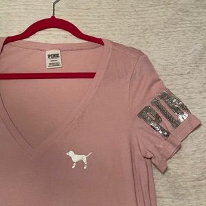 Victorias’s Secret Pink sequin t shirt
